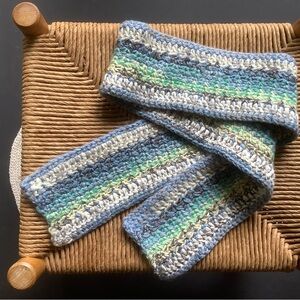 Handmade Striped Crochet Scarf